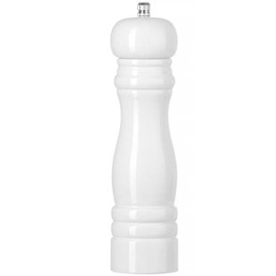 Cookinglife Zoutmolen Rocca Wit Glanzend - Keramische Molen - 21.5 cm