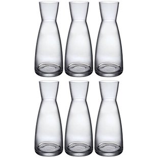 Bormioli Rocco Karaffen / Waterkaraffen Ypsilon - Transparant - 500 ml - 6 stuks
