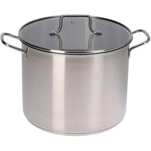 Cookinglife Soeppan Essential Steel RVS Ø 24 cm - 8.4 liter - geschikt voor alle warmtebronnen