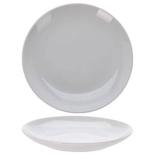 Cookinglife Dinerbord Porselein Ø 27 cm - 4 Stuks - Strak Modern Bord Wit