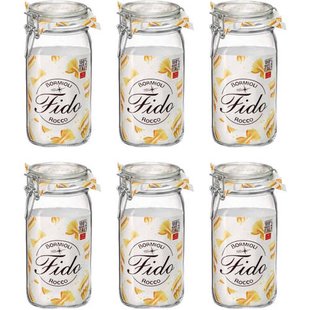 Bormioli Rocco Weckpot Fido 11 x 11 cm / 1.5 liter - 6 stuks