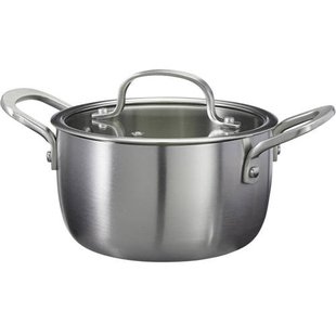 Cookinglife Kookpan Signature Steel - RVS - ø 16 cm / 1.2 Liter - geschikt voor alle warmtebronnen