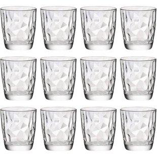 Bormioli Rocco Glazenset - Waterglazen - Transparant - Diamond - 300 ml - 12 stuks
