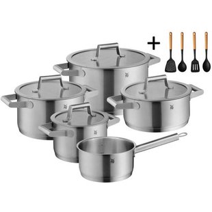 WMF WMF Pannenset Comfort Line 5-Delig Inclusief GRATIS Kookgerei set - Kookpan ø 16, 20, 20 en 24 cm en Steelpan ø 16 cm