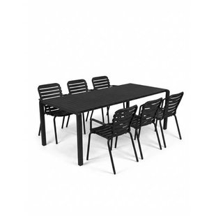 Zuiver diningset Vondel zwart
