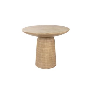Dutchbone eetkamertafel Brison Eettafel Natuursteen look (90x90 cm) Grijs