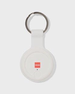 HEMA Bagagetracker 9cm sleutelhanger (wit)
