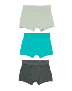 HEMA Kinderboxers - 3 stuks groen (groen)