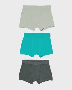 HEMA Kinderboxers - 3 stuks groen (groen)