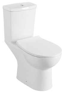 BWS Kairo Staand Toilet Glans Wit PK