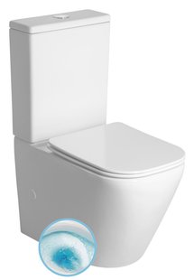 BWS Imala Duoblok Glans Wit Vortex Spoeling incl. Zitting PK/SK