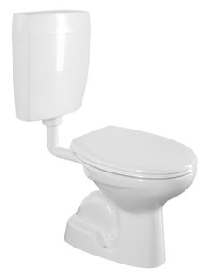 BWS Close Coupled Staand Toilet Glans Wit SK