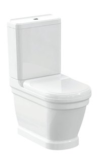 BWS Antik Staand Toilet Glans Wit incl. Zitting PK/SK