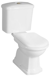 BWS Retro Kerasan Staand Toilet Glans Wit PK Set 12