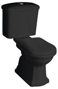 BWS Retro Kerasan Staand Toilet Glans Zwart SK