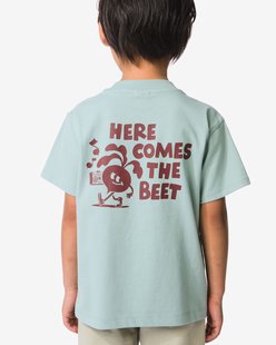 HEMA Kinder T-shirt grafisch lichtblauw (lichtblauw)