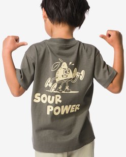 HEMA Kinder T-shirt grafisch grijs (grijs)