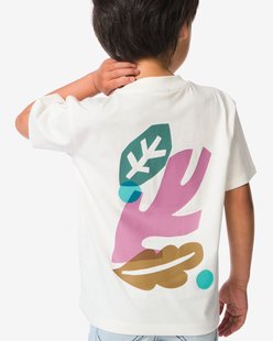 HEMA Kinder T-shirt grafisch wit (wit)