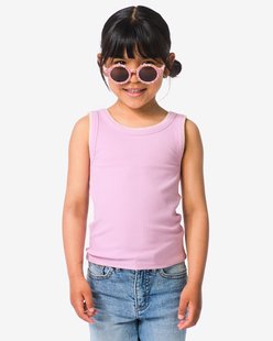 HEMA Kinder T-shirt rib lichtpaars (lichtpaars)