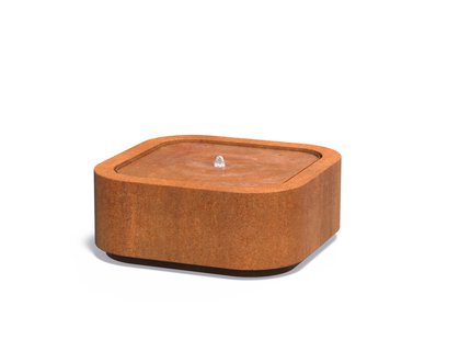Watertafel Premium cortenstaal 100x100x40cm.