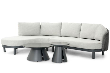 Santika Nanda/Cayora 50/80 cm hoek loungeset 4-delig