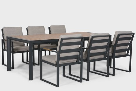 Lifestyle Alessio/Allungo dining tuinset 7-delig