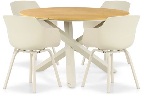 Lifestyle Salina/Ancona 125 cm dining tuinset 5-delig