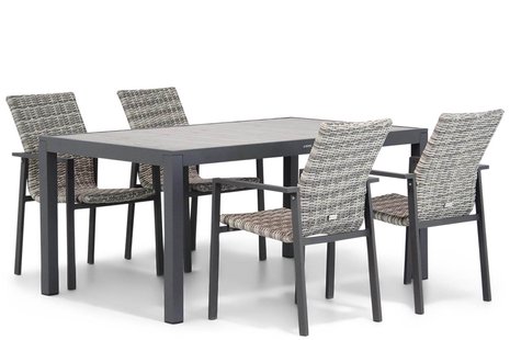Lifestyle Upton/Residence 164 cm dining tuinset 5-delig