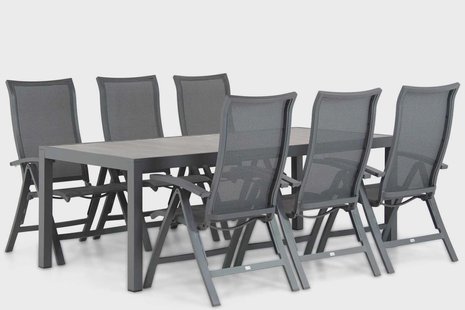 Presto Lucardo/Residence 220 cm dining tuinset 7-delig