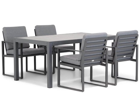 Santika Zaga/Residence 164 cm dining tuinset 5-delig