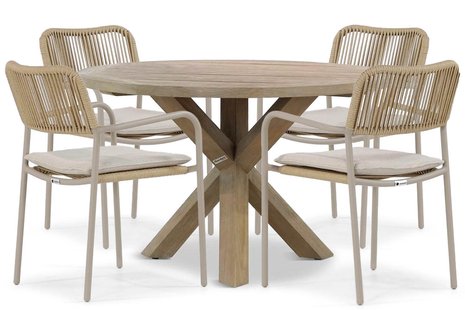 Coco Penya/Sand City 120 cm dining tuinset 5-delig