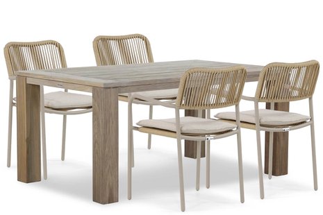 Coco Penya/Brighton 165 cm dining tuinset 5-delig