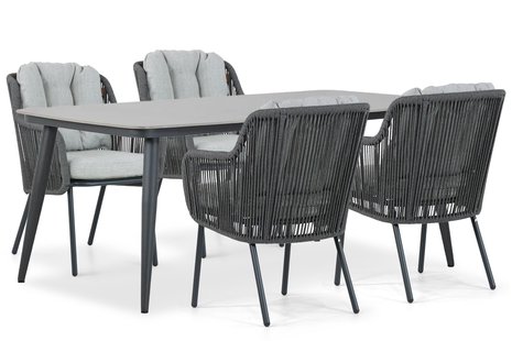 Santika Nanda/Vienna 180 cm dining tuinset 5-delig