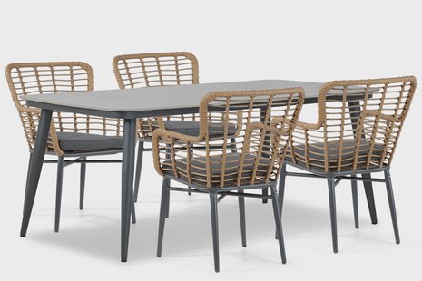 Lifestyle Toledo/Vienna 180 cm dining tuinset 5-delig