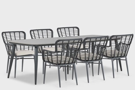 Lifestyle Toledo/Vienna 240 cm dining tuinset 7-delig