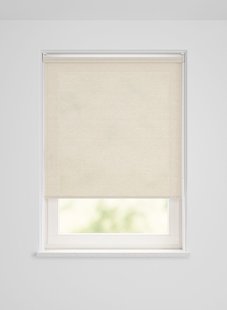 HEMA Rolgordijn lichtdoorlatend structuur grof linnen crème (creme)