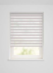 HEMA Duo rolgordijn lichtdoorlatend structuur beige (beige)
