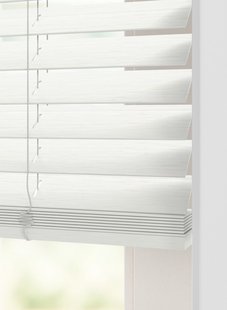 HEMA Jaloezie hout bamboe 50mm wit (wit)