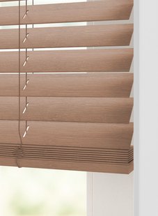 HEMA Jaloezie hout bamboe 50mm bruin (bruin)