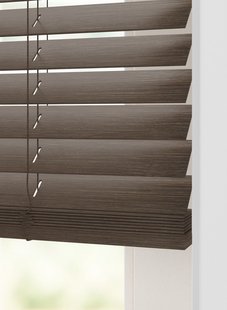 HEMA Jaloezie hout bamboe 50mm donkerbruin (donkerbruin)