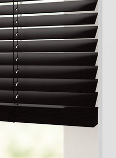 HEMA Jaloezie hout uni 35mm zwart (zwart)