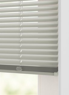 HEMA Jaloezie aluminium zijdeglans 25mm donkergrijs (donkergrijs)
