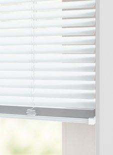 HEMA Jaloezie aluminium mat 25mm wit (wit)