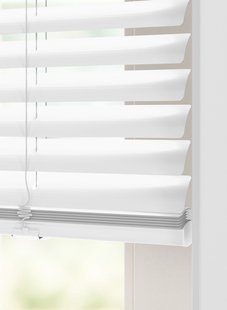 HEMA Jaloezie aluminium zijdeglans 50mm wit (wit)