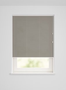 HEMA Plisse enkel lichtdoorlatend uni taupe (taupe)