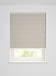 HEMA Plissé dubbel lichtdoorlatend-meekleurende achterkant beige (beige)