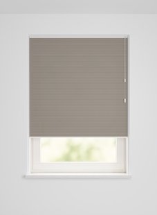 HEMA Plissé dubbel lichtdoorlatend-meekleurende achterkant taupe (taupe)