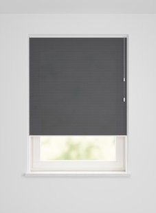 HEMA Plissé dubbel lichtdoorlatend linnenlook zwart (zwart)