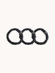Zijde scrunchies Doux, 3-delig