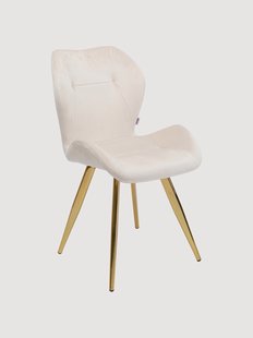 Fluwelen eetstoelen Viva, 2 stuks
